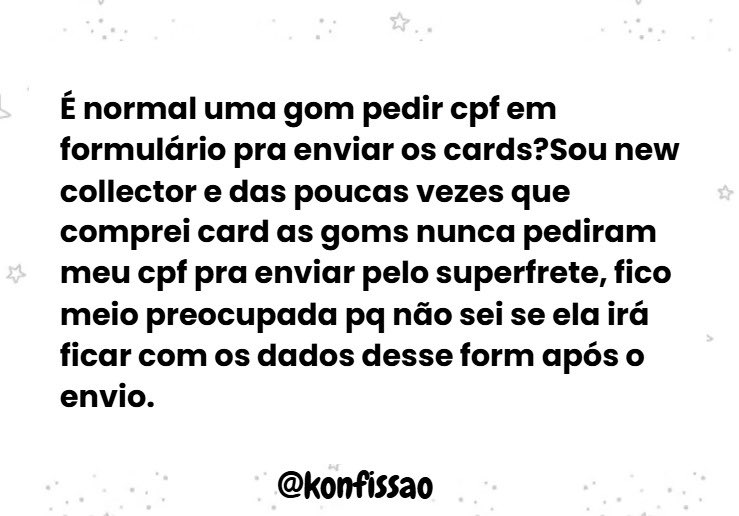 Confissão KCollector tweet media