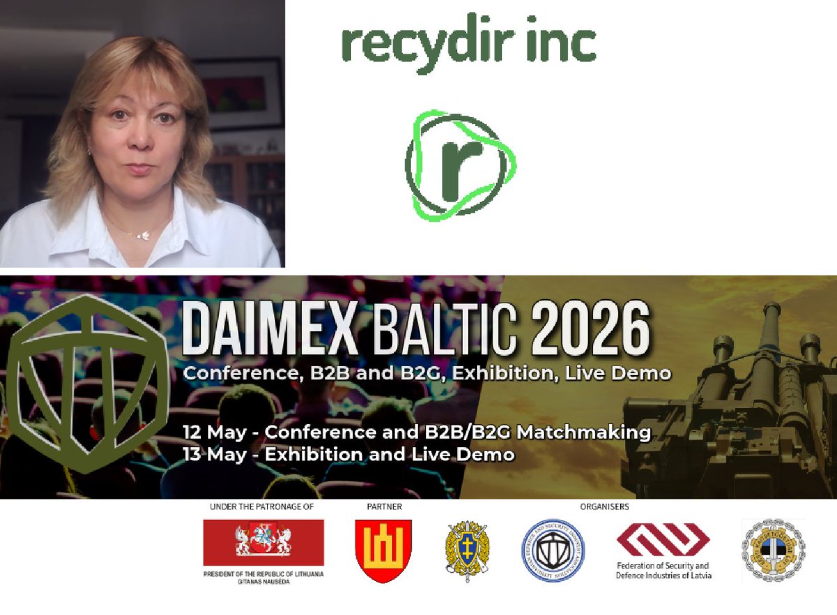 luzmacabreras's tweet photo. Je me réjouis de participer à la CONFÉRENCE - DAIMEX Baltic 2026  DAIMEX Baltic – Defence &amp; Aerospace Industry Meeting &amp; Exposition https://t.co/4xU1vtMcS0