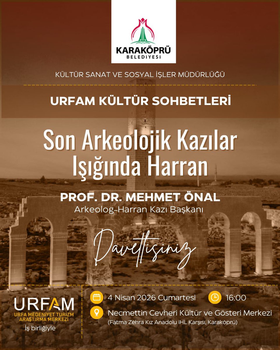 Karaköprü Belediyesi tweet media