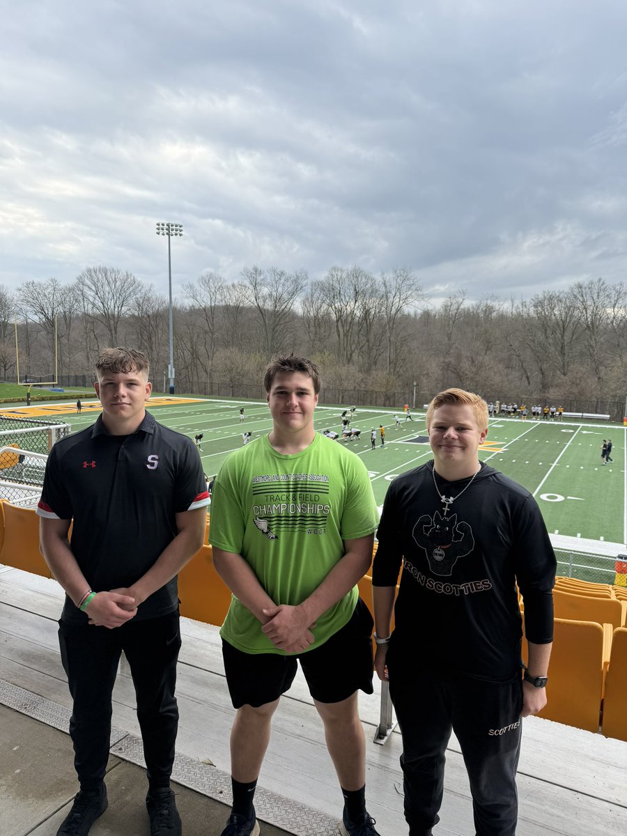 SHSFootball205's tweet photo. Thank you to @CoachPHamilton and @CoachSalsWLU for allowing our student athletes to visit practice and see campus early today. @Dawson_Wolfe15 Justin Hribal and Liam Smith. #Culture #Commitment #Consistency https://t.co/ajUjzugpua