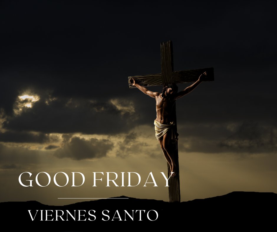 Good Friday is the only day of the year when the Church does not celebrate the Holy Sacrifice of the Mass. Instead, we contemplate the Passion of our Savior, who died for our sins so that we may have eternal life.

🕒 3:00 PM – English Liturgy
🕡 6:30 PM – Spanish Liturgy
