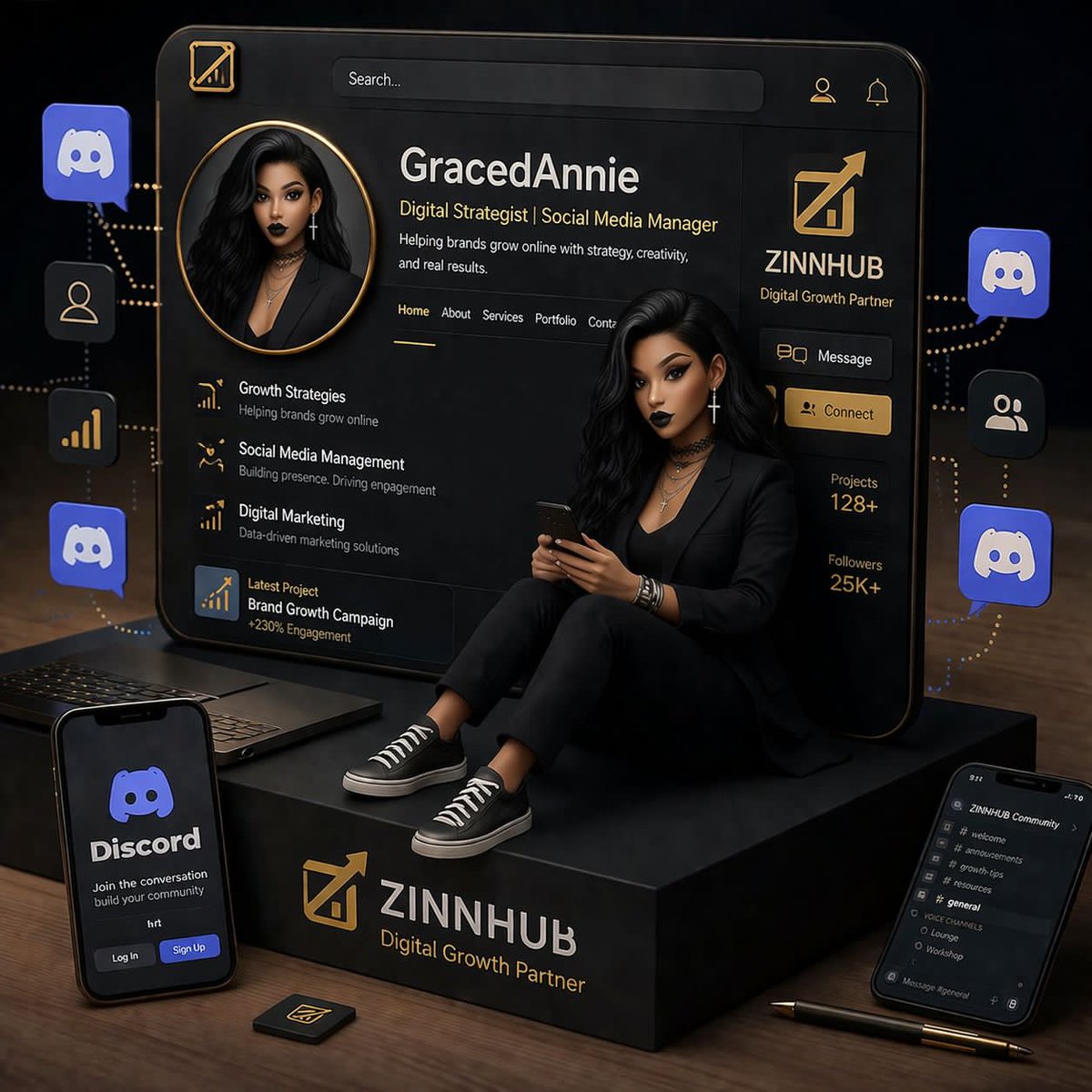 GracedAnnie🖤&💡 tweet media