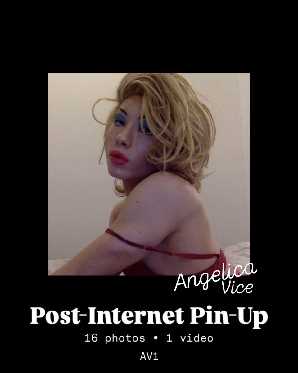 AngelicaViceAV's tweet photo. #trans #postinternet #pinup

I made the best thing first. 
xoavxo

AV1 - Post-Internet Pin-Up
💋 https://t.co/4XdtRBzdvz https://t.co/ZJUzde4ClD