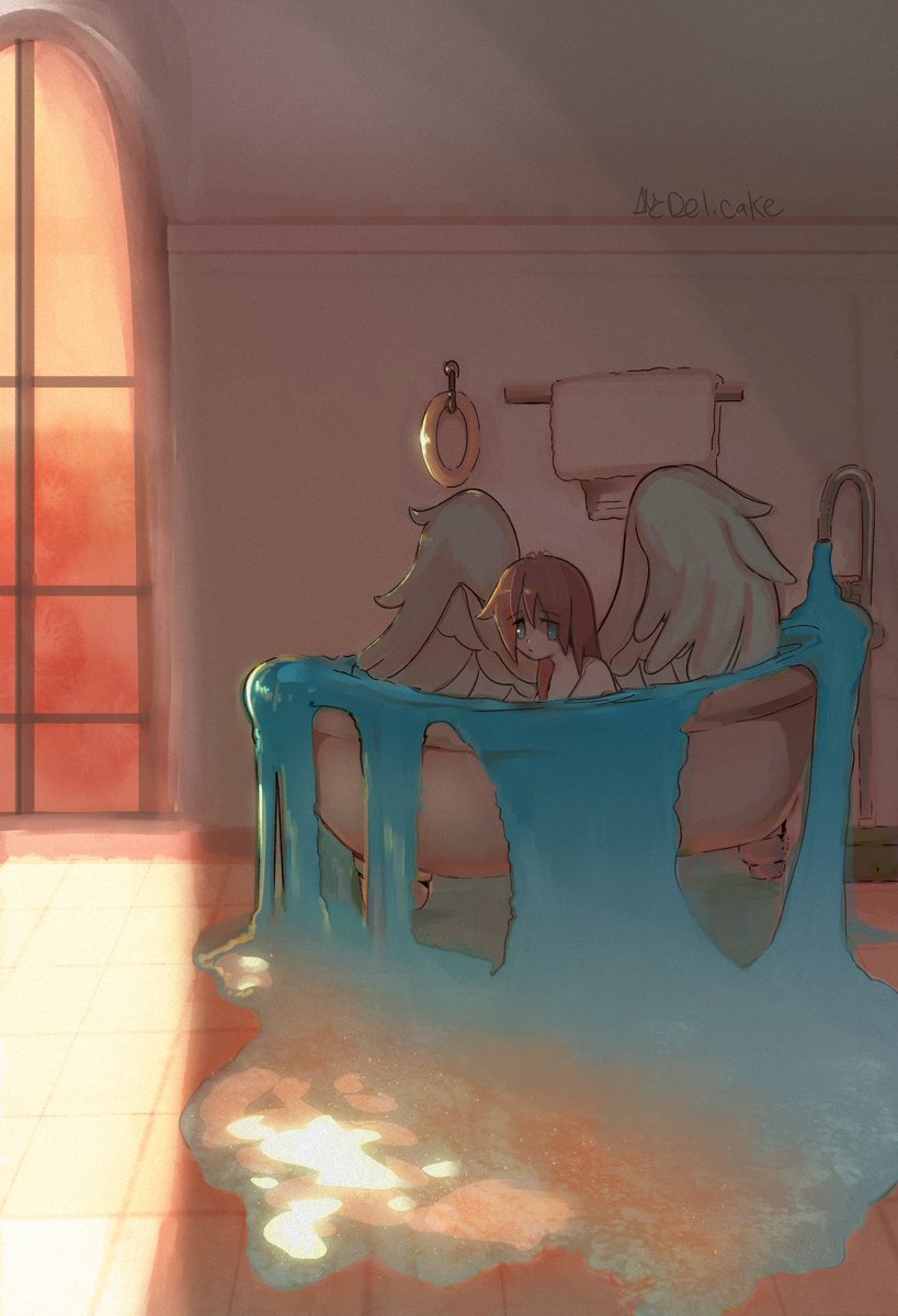 Angel in a bath 🫧