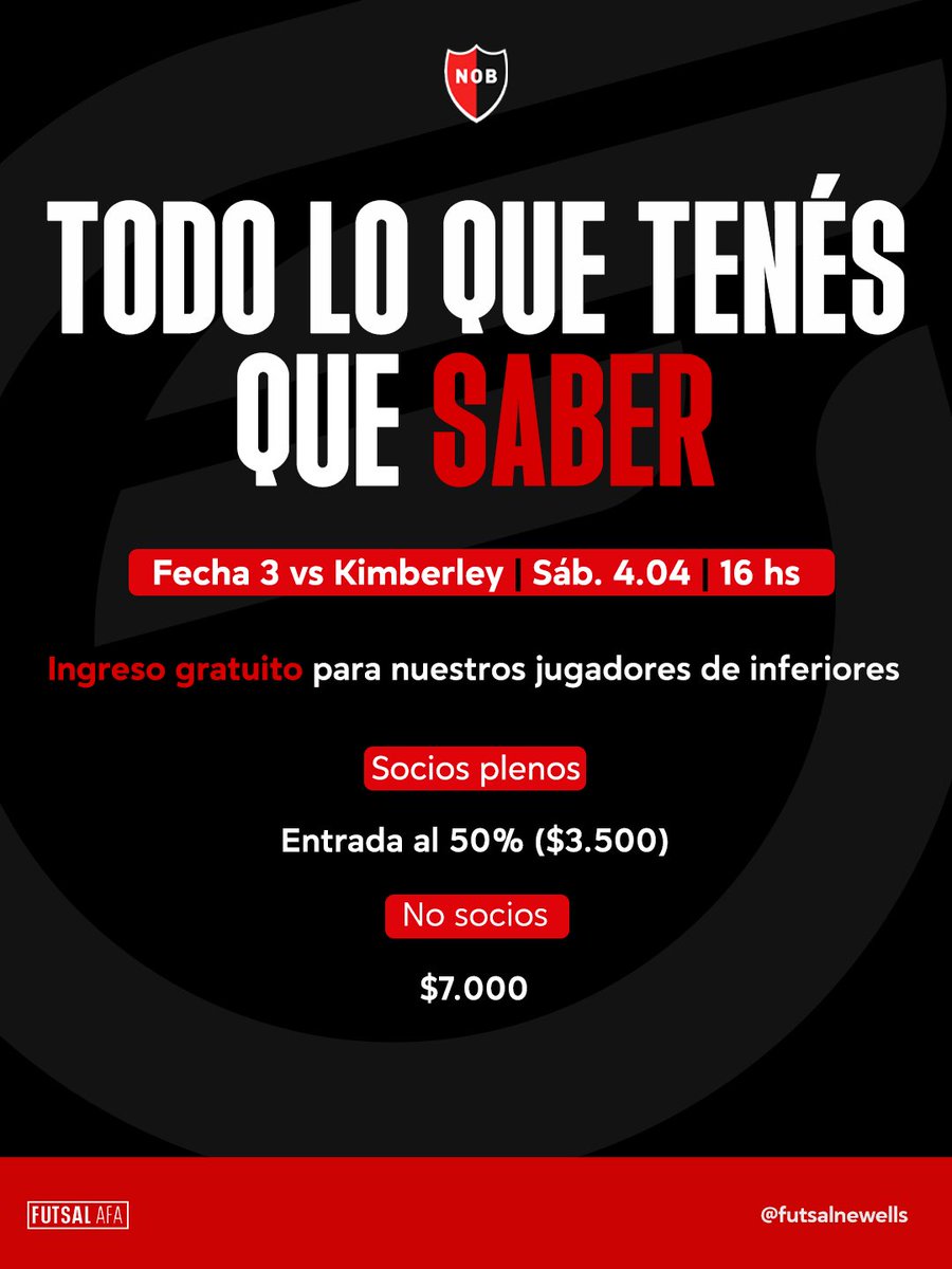 Newell's Futsal tweet media