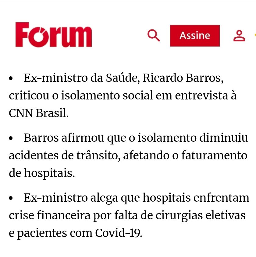 elida_graziane's tweet photo. O setor público não pode funcionar bem, para não afetar lucro do setor privado...
Lembro-me de ex-ministro da saúde questionar o isolamento social necessário para conter a pandemia da Covid-19, porque reduzia acidentes de trânsito e também a lucratividade dos hospitais privados https://t.co/F7aNzXQtBJ