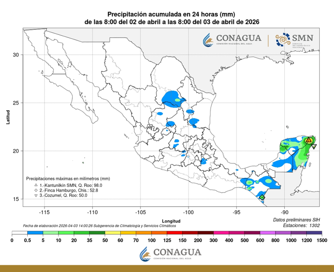 CONAGUA Clima tweet media
