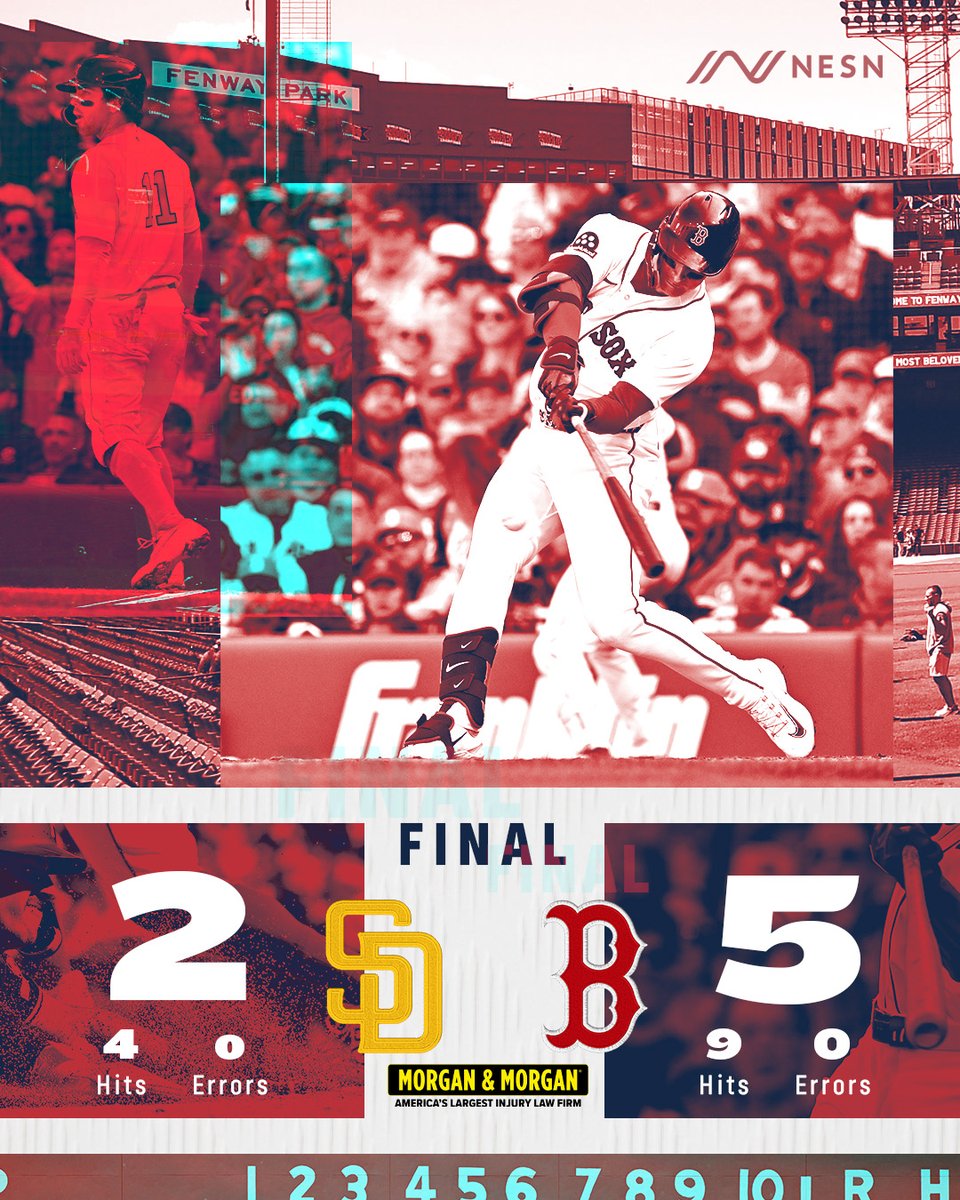 There's no place like home 😌

This Red Sox Win is presented by Morgan &amp; Morgan  – America's Largest Injury Law Firm.

🤝 <a href="/forthepeople/">Morgan & Morgan</a>
