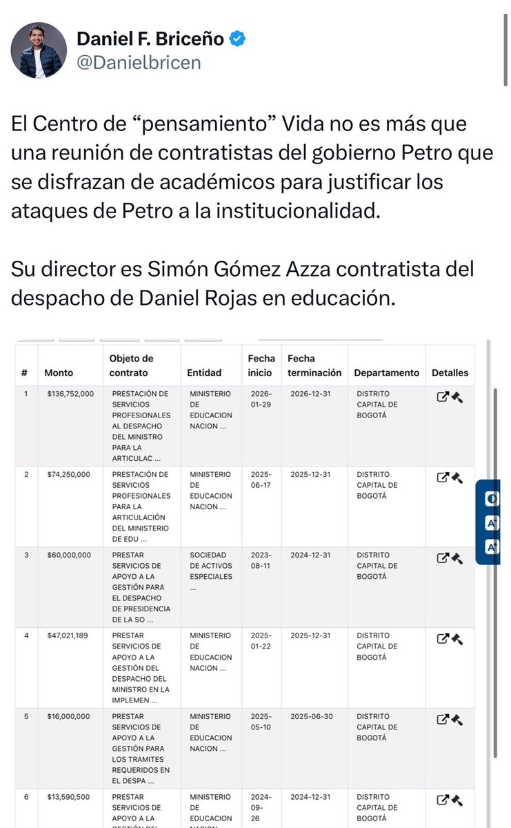 ÚltimaHoraCaracol tweet media