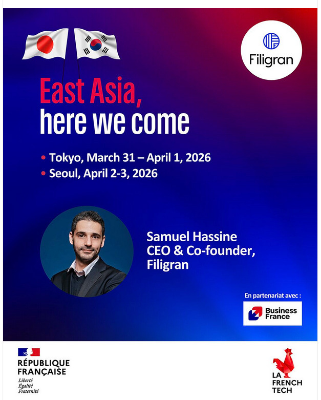 Casimir_Noir's tweet photo. @sned2323 @leparisien_fdiv Le Monsieur s'appelle Samuel Hassine. sa boite cyber est #Filigran, elle a été rayée de liste des lauréats #Frenchtech2030 en catastrophe.  (la case manquante dans la liste ci dessus) https://t.co/ndfhQVgWy0