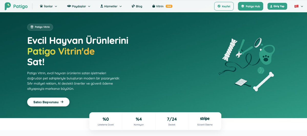 Patigo — Türkiye’nin pet-tech ekosistemi tweet media
