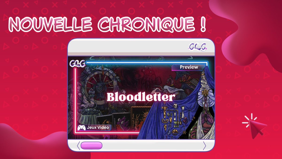 GeeksByGirls's tweet photo. On a fait la #Preview de #Bloodletter 🩸
Un deck-building prometteur avec un style unique et un gameplay qui se démarque 💥

Notre avis 👉🏻 https://t.co/8pdE777sfQ

❤ @icopartners @ALDAMAMIGAMES #JeuxVidéo #Gaming #GamingNews #GamingReview #GBG https://t.co/aQvJgiRX25