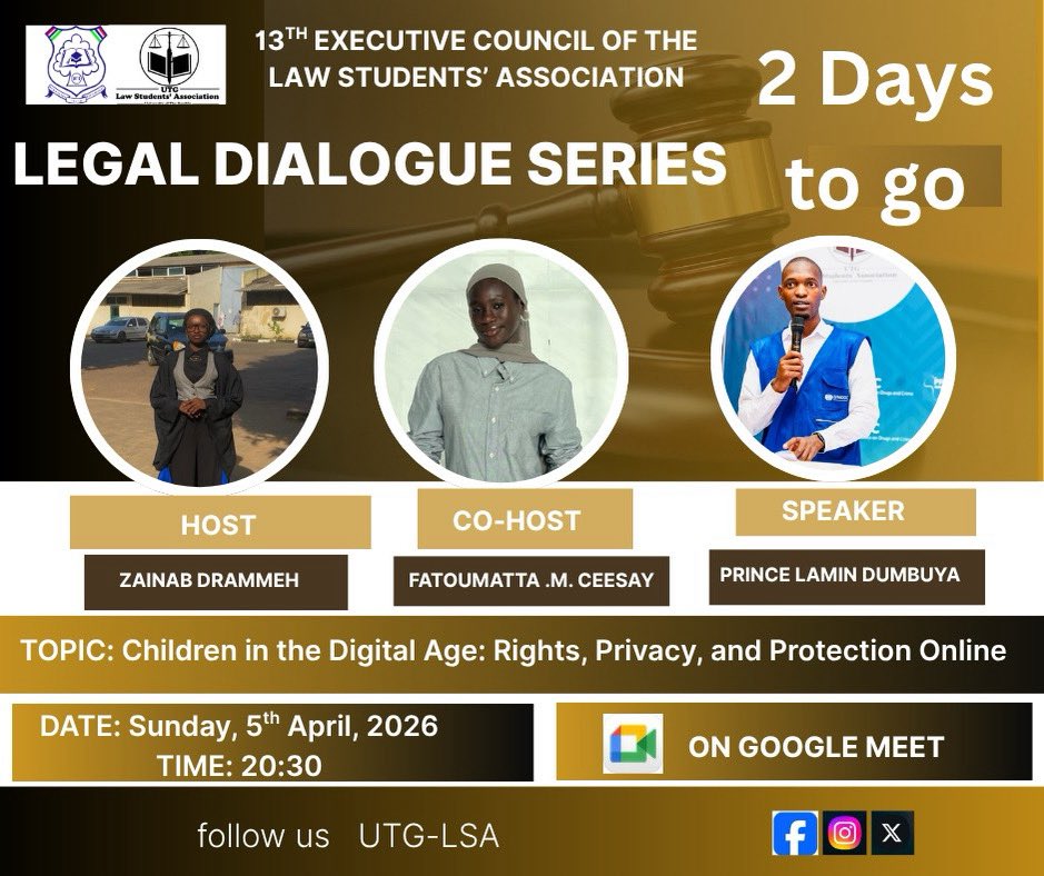 University of The Gambia Law Students’ Association tweet media