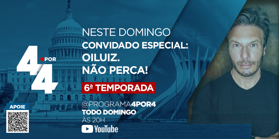programa4por4's tweet image. Neste Domingo, Programa #12, às 20H.

Convidado Especial: OiLuiz

youtube.com/live/-yj9Agy0q…

Compartilhe! 
#programa4por4 #jornalismoindependente