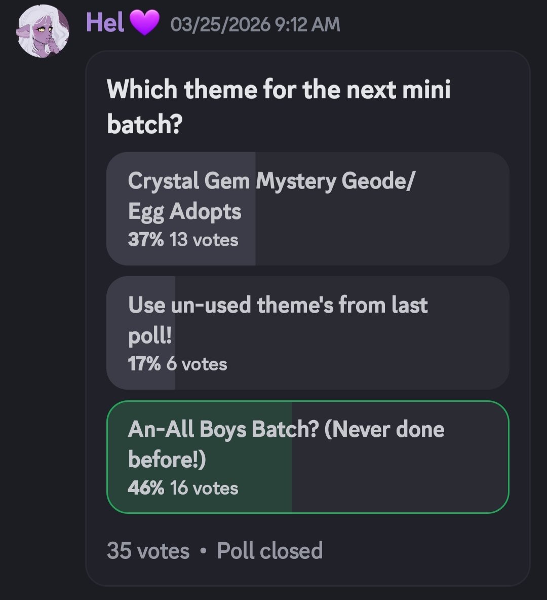 ℌ𝔢𝔩𝔦𝔵 𝔒𝔠𝔲𝔩𝔬𝔰 (Coms Open) tweet media