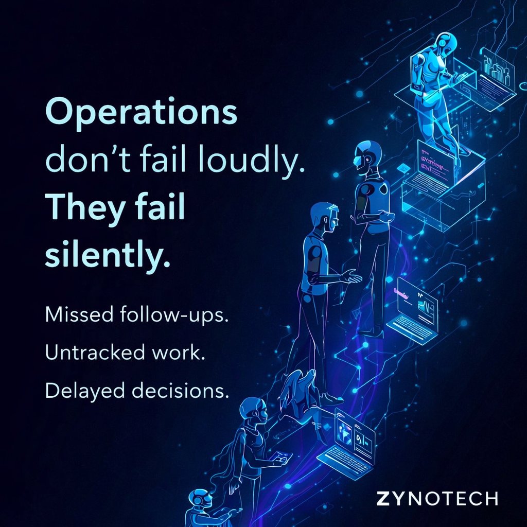 KaziR1131's tweet image. Operations don’t fail loudly.

They fail inside broken systems.

No workflow management system
No enterprise ERP
No automation
That’s where control is lost.
#WorkflowAutomation #EnterpriseERP #BusinessProcessAutomation
