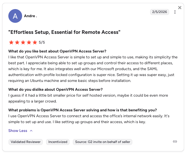 OpenVPN Inc. tweet media