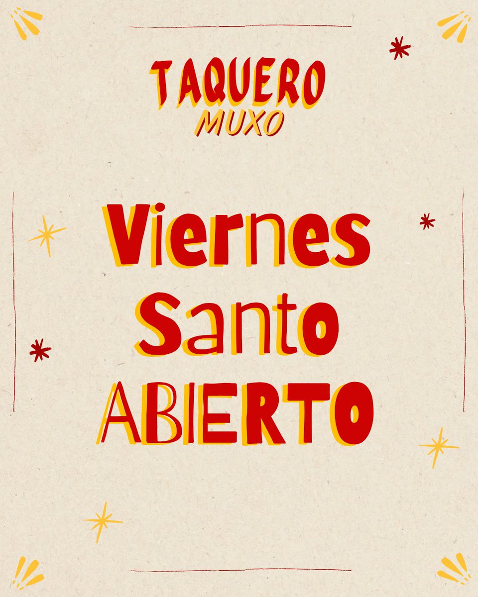 Viernes Santo TE ATENDEMOS!