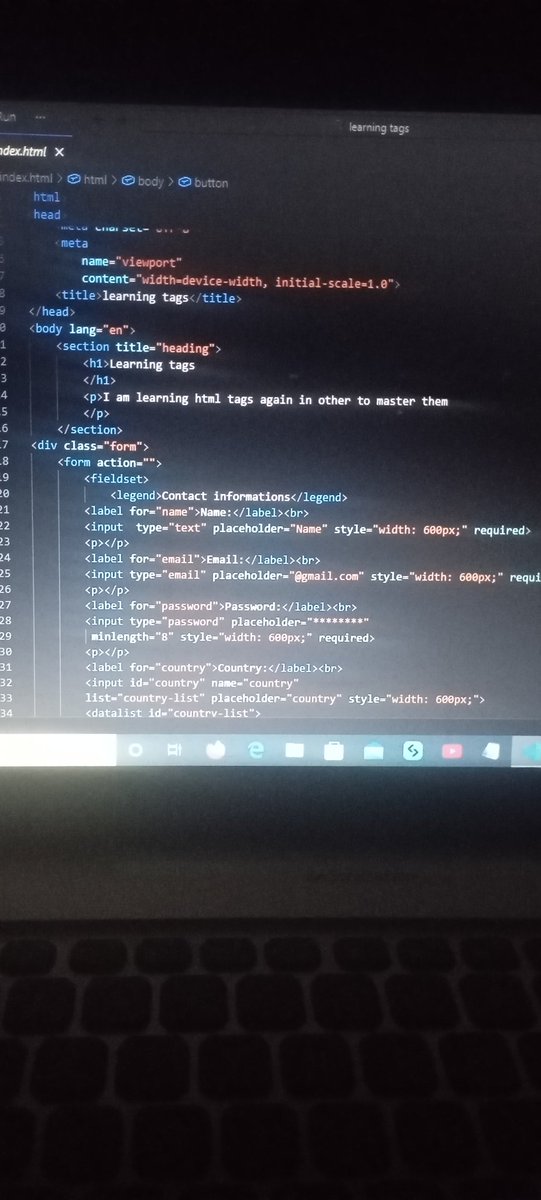 AlaminSafau's tweet photo. Finally, done with HTML moving to CSS 🥳🥳

I know @Amospikins don dey think say this 
boy don quit 🤣

Meanwhile, i went to watch his Youtube videos on web development years back 

I really learnt a lot from him and i will continue learning.

Watch his videos and thank me later https://t.co/9lDsRxhFWE