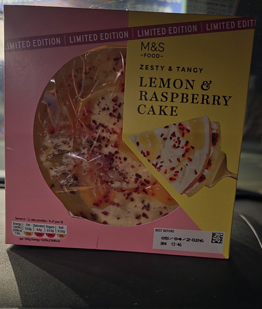calanthaclemen1's tweet photo. Dear @ M&amp;S, been loyal customer for many years at Evesham. Cake wrap was slit when I got home, took back, refused an exchange by a manager that spoke broken English, I was polite, he said I wasn't, he wouldn't let me buy from basket, and rudely banned me. https://t.co/wsPjOjv10E