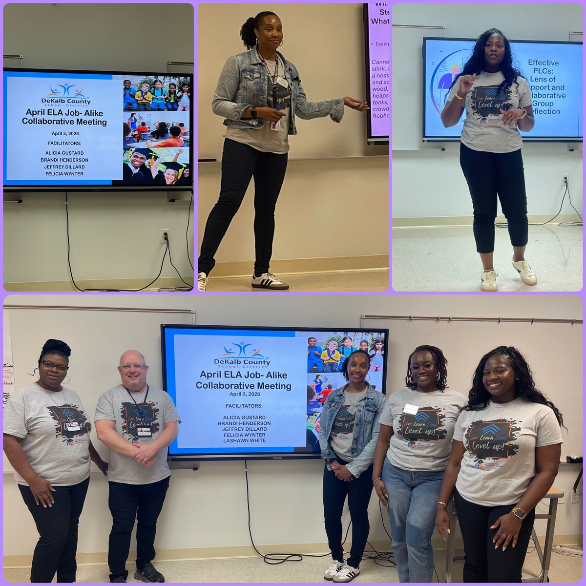 AlexesGreenLIT's tweet image. Thank you to the amazing ELA PLFs from @DCSDPLMatters for leading April’s ELA Job-Alike meeting today! We focused on text techniques &amp;amp; PLCs at Work. The ELA High School team is up next!📝🔗 #Literacy #ProfessionalLearning #ELA