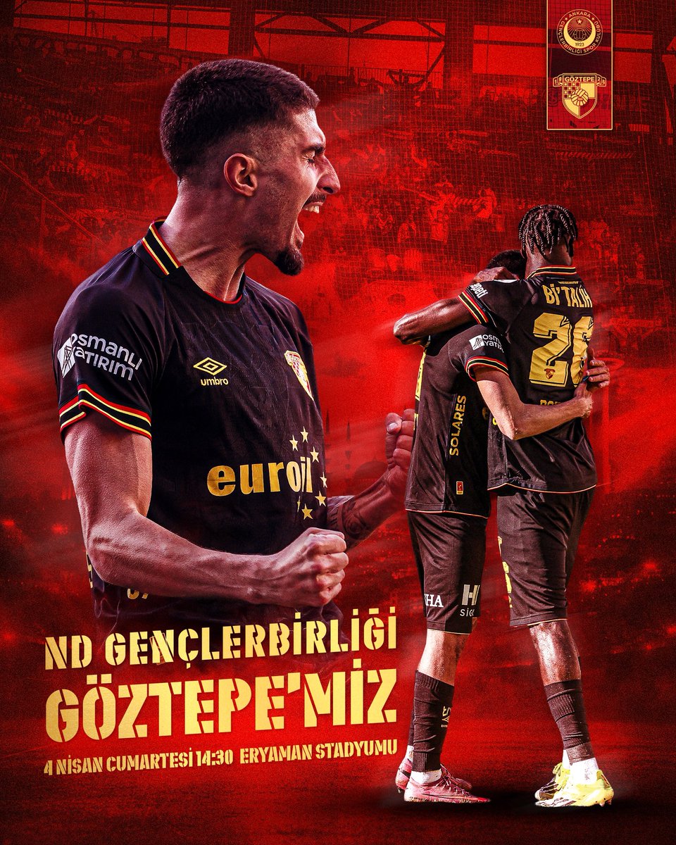 Bugün 4 Nisan 2026 #GöztepeninMaçıVar