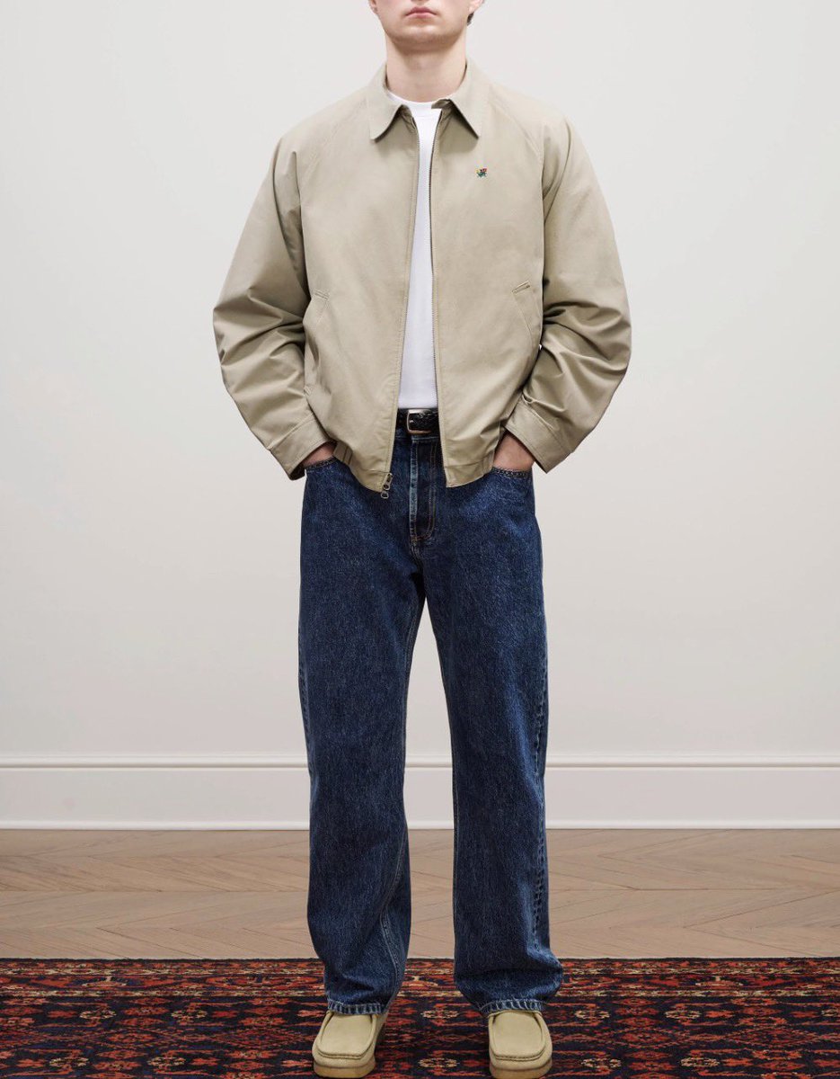 jakewoolf's tweet photo. As I’ve been saying, the Ralph Lauren bi-swing jacket is the best spring jacket of all time 

Clearly ALD agrees since they just dropped their take which I really like particularly in red. Also into this khaki jacket / denim / wallabees fit https://t.co/dCzyMj5FFV