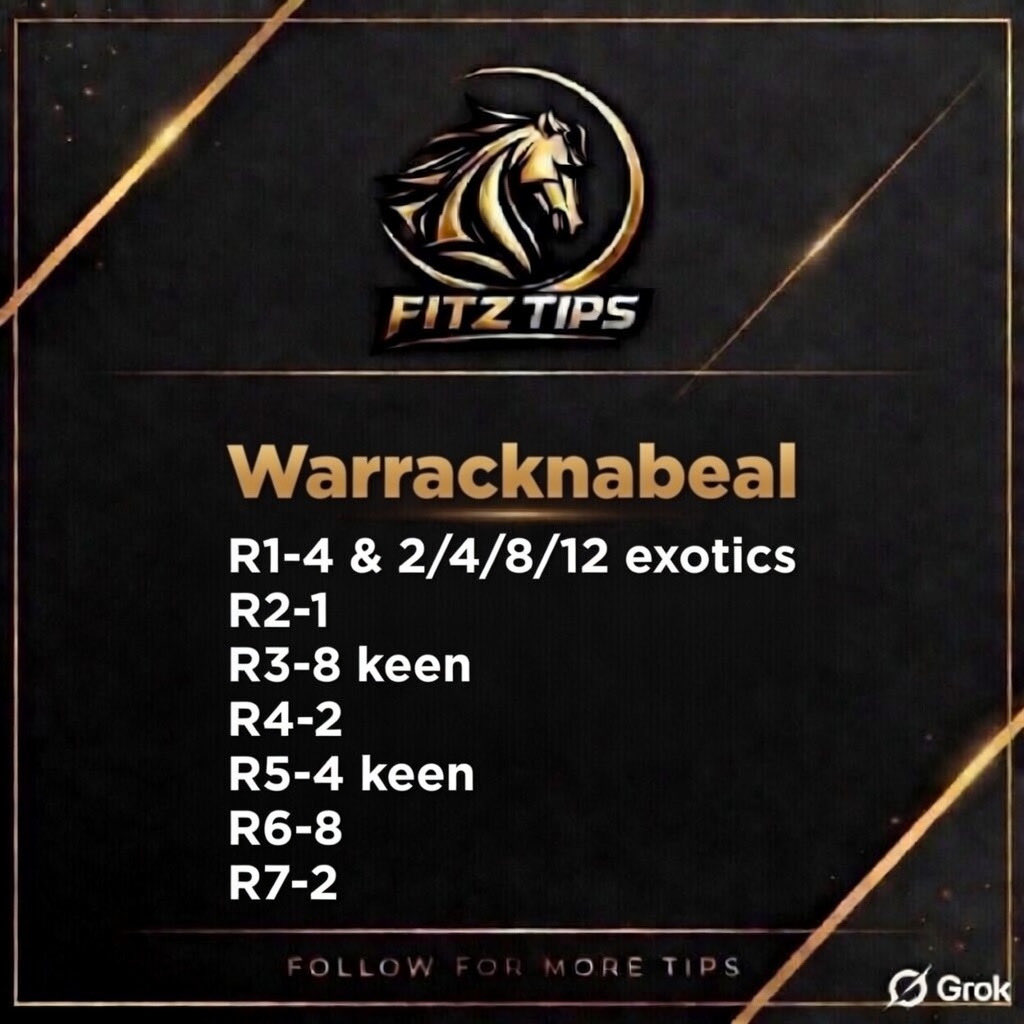 FitzTipsAu's tweet image. #horseracing #racing #tips #RacingTips #punting #winning #Fitztips #winning #racingvic #racingsa #racingtipster