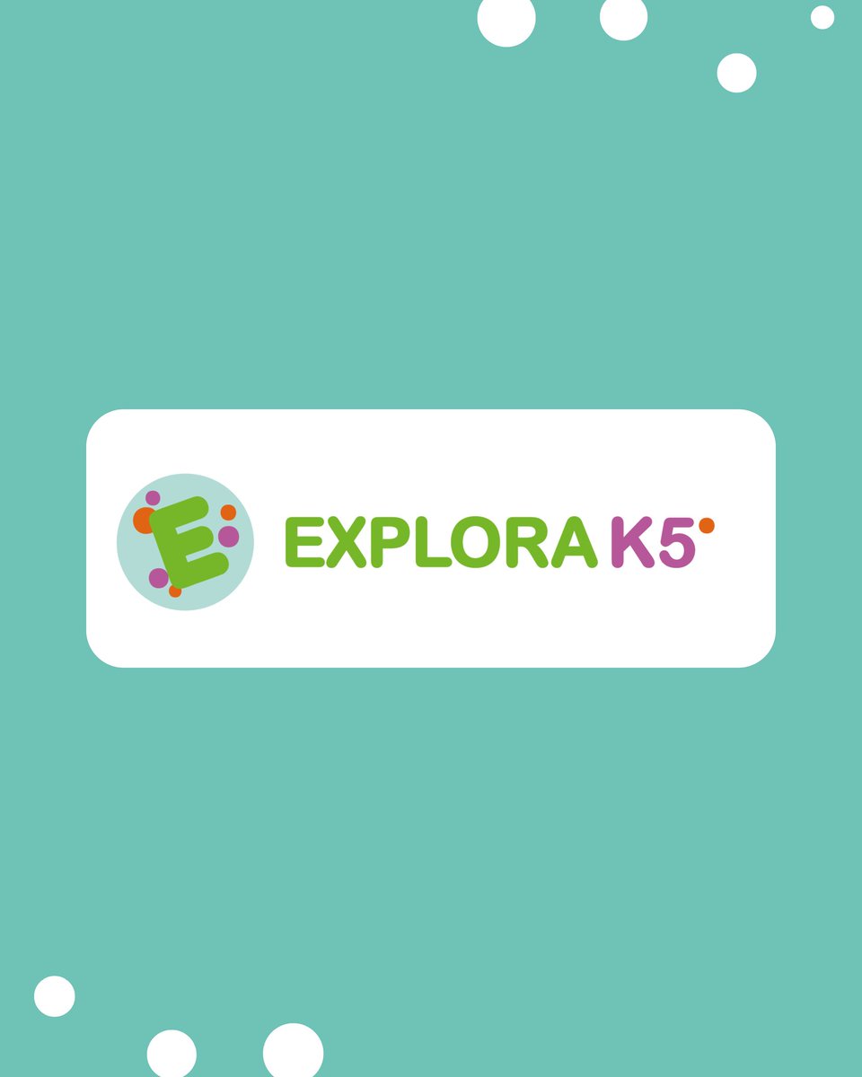 explorak5's tweet photo. ExploraK5 y Admin Explora
apoyan la gestión y el
acompañamiento del aprendizaje de
los niños en entornos digitales. 📚💻 https://t.co/rTizZb0evT