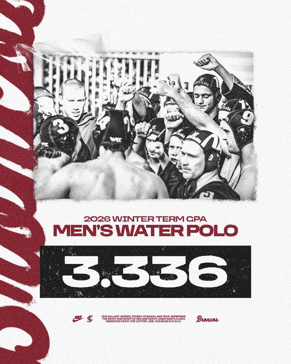 SCUPolo's tweet photo. The men’s team is still gettin’ it done in the classroom 😮‍💨📚

#StampedeTogether https://t.co/uZmwU7IoyJ
