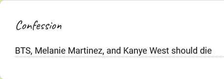 Music Twt Confessions tweet media