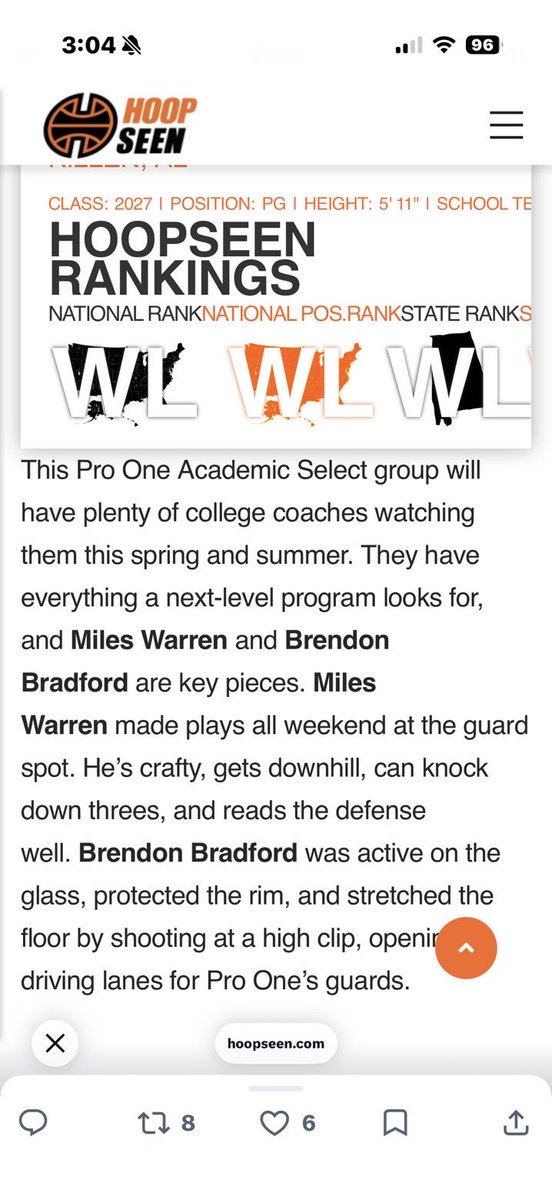 Miles Warren tweet media