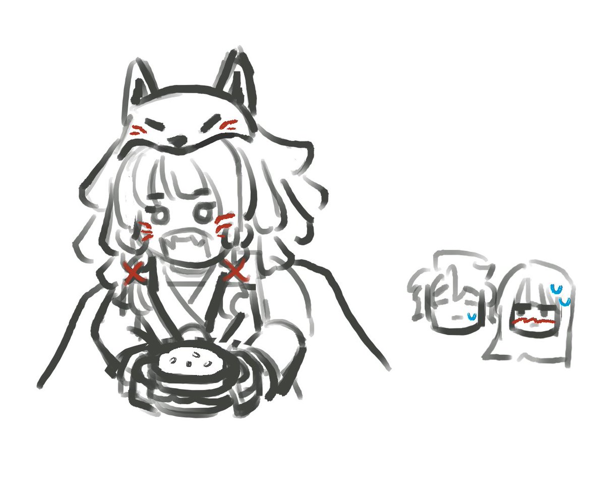 Akita can have a burger too