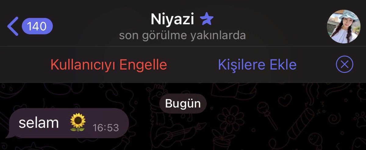 ProfesorTurkmen's tweet photo. Bana geçen Niyazi diye yabancı bir dolandırıcı abla yazdı TG'den. Kadın fotosu koymuş selam yazmış ismine ise hiç uğraşmamış muhtemelen internete "türkçe isimler" yazdı ve önüne geleni koydu. Kripto yatırımı olanlar zaten batıktır diye hiç özenmemiş bile. https://t.co/duK8kjxr8u