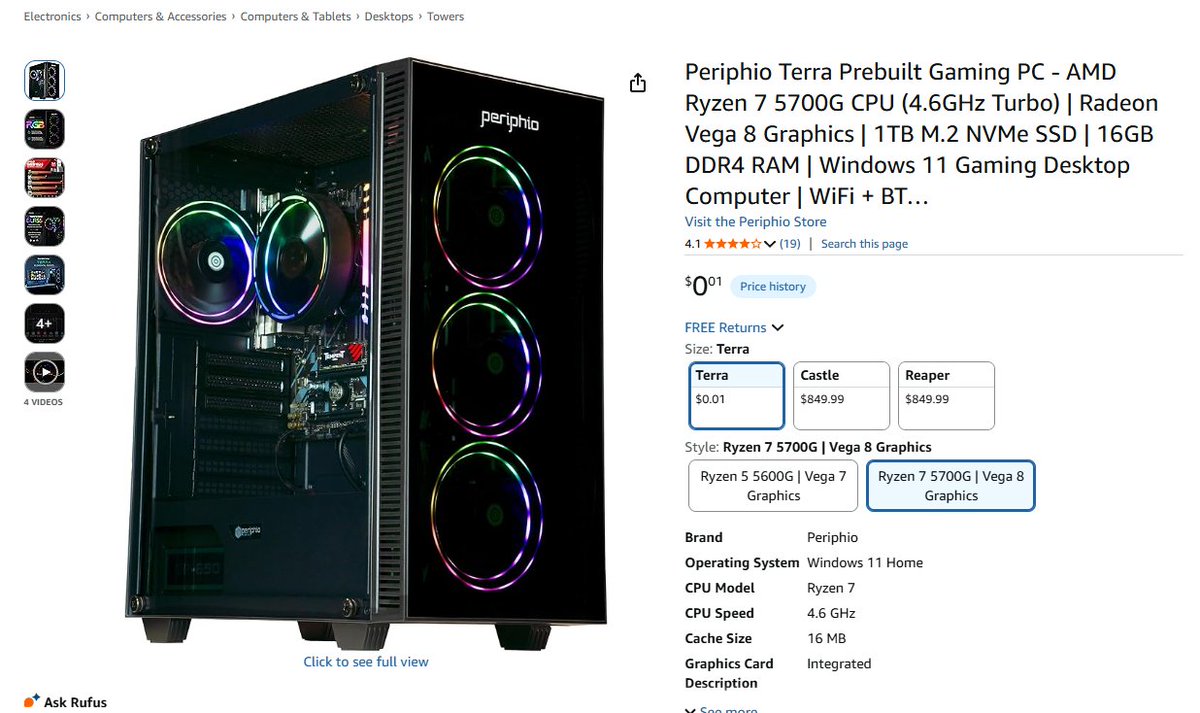 Amazon Price Errors tweet media