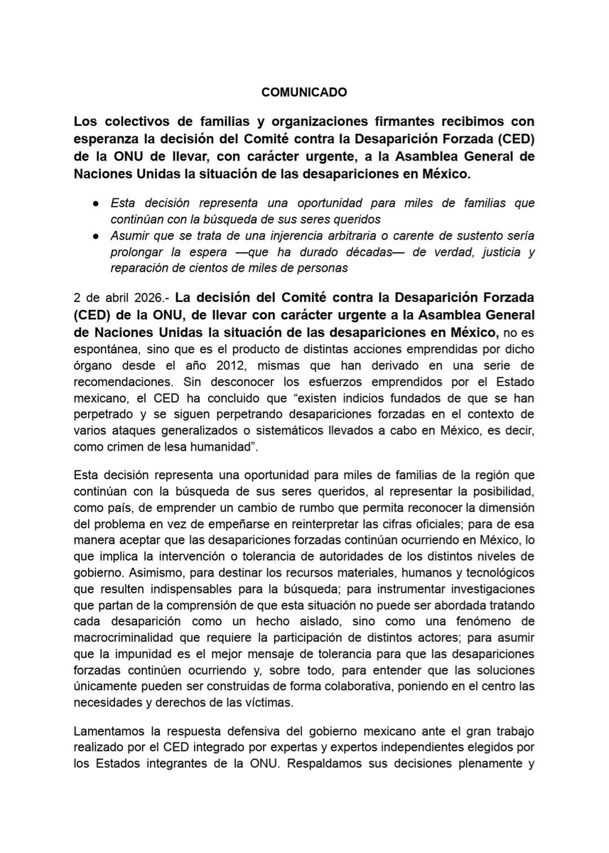 Centro de Investigación de Crímenes Atroces tweet media