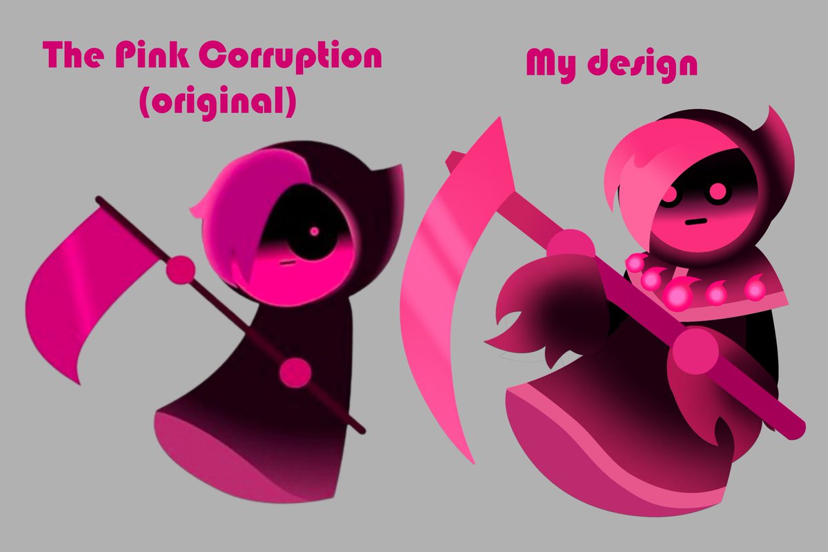 MarionettWoods's tweet photo. The Reaper redesign
#tpc #thepinkcorruption #pinkcorruption #jsab #justshapesandbeats https://t.co/WhAiV6Q2Hv