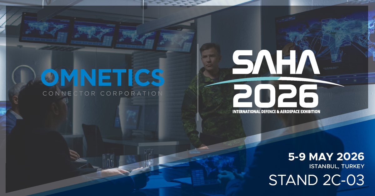 Omnetics's tweet image. Omnetics is exhibiting at @SahaExpo, the International Defence and Aerospace Exhibition, May 5–9 in Istanbul. Find us at Stand 2C-03 to see our precision-machined #connectors and #defense solutions in action.