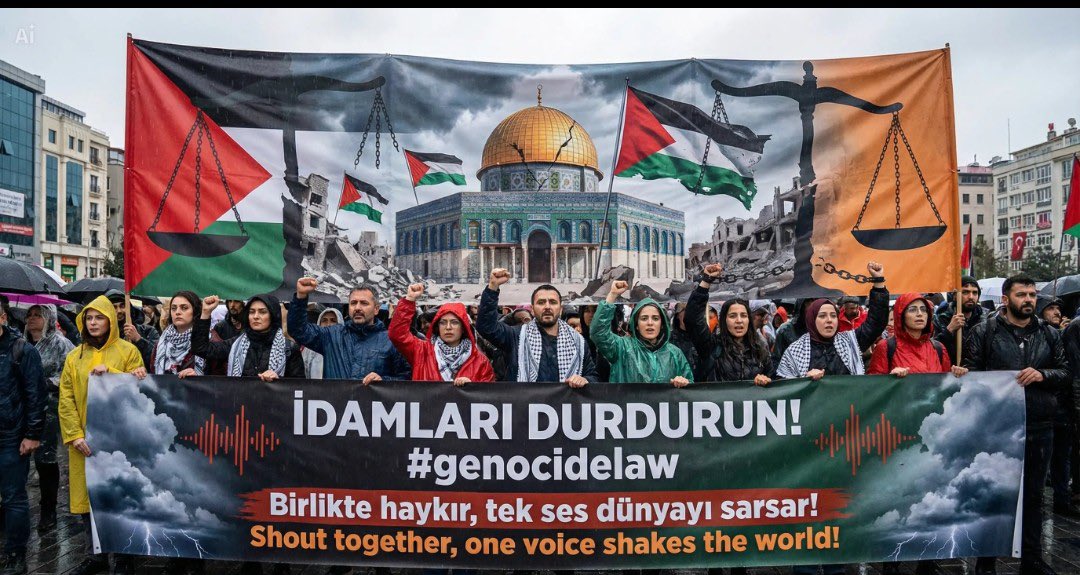 Zulmün olduğu yerde, tarafsızlık namussuzluktur!

SUSMA!  

 idamları durdurun!    
 #genocidelaw
#MescidiAksayasahipçık