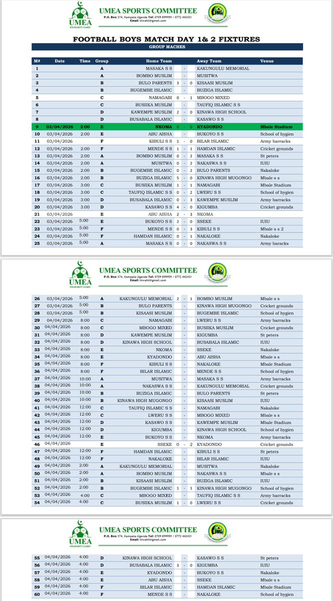 UMEA Solidarity Games tweet media