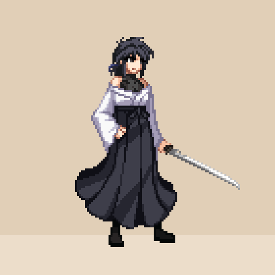 OC Kima in MBAACC style commission

#ドット絵 #pixelart