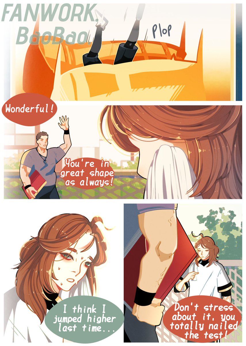 AbobusA86996's tweet photo. Fan Comic about "19 Days. One Day"
Chapter 1 — "Jump above your head" 1/3
#Fanwork #Oc #19days https://t.co/IPHRJKG0pz