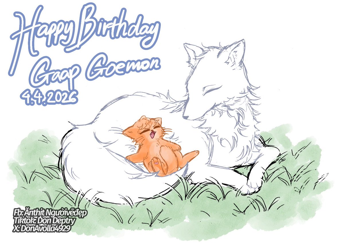 DonGesner4929's tweet photo. HAPPY BIRTHDAY MY GOEMON✨✨
#mirm #gaapgoemon #gaapxagares https://t.co/q0hEQqEIw3