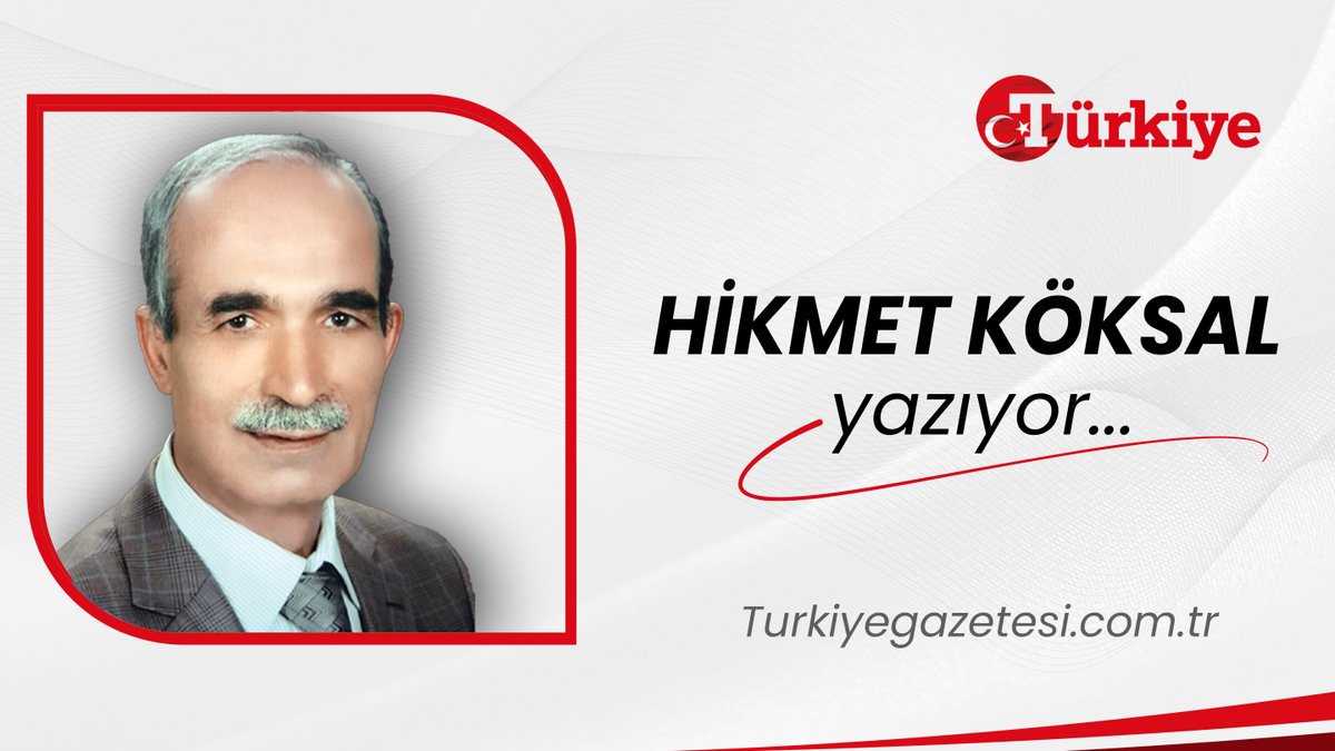 🪶 Hikmet Köksal [<a href="/hikmetkoksal5/">Hikmet Köksal</a>] yazdı

İşgalciler, her şey bitti dediklerinde her şey yeniden başlar…

turkiyegazetesi.com.tr/kose-yazilari/…