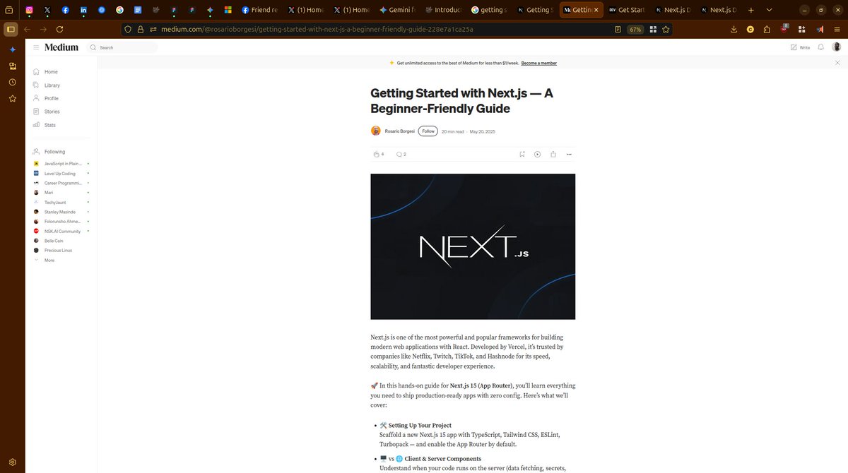 naijadebugger's tweet image. Day 82/100 🚀 #100DaysOfCodeAndDesigns with @SarcasticGeek4u

started exploring Next.js

completed a @MicrosoftLearn module on monitoring cloud systems.  tracking performance, issues, and improvements after deployment.
Weekly revision classes helped a lot too.