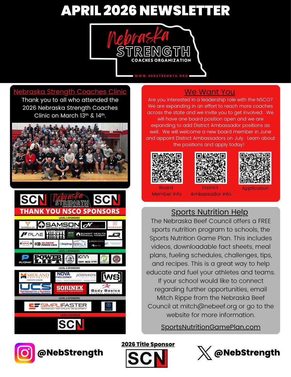 Nebraska Strength Coaches Organization tweet media