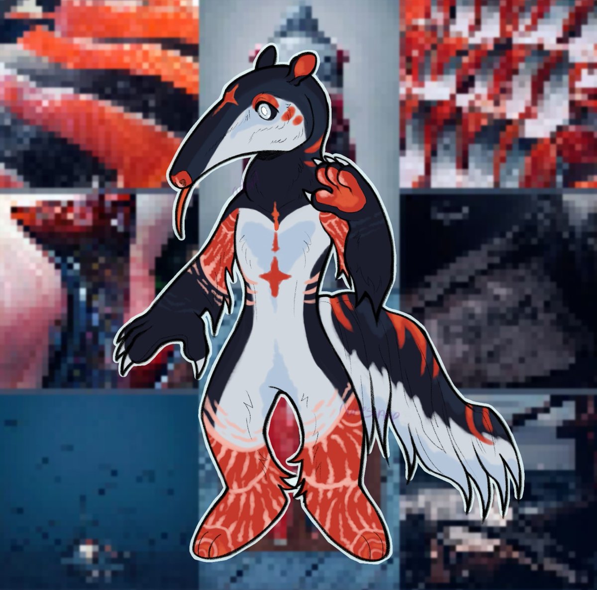 nicol_tea's tweet photo. ⋆ 𝖲𝖺𝗅𝗆𝗈𝗇 𝖠𝗇𝗍𝖾𝖺𝗍𝖾𝗋 ⋆🍣
Made to test a base by @g0blinpanda <3 

SB: 6$
AB: 50$ (+extra Chibi)
CB: sb

• Feel free to DM me to offer!

#adopt #Anteater #oc https://t.co/BLmgBvusvm