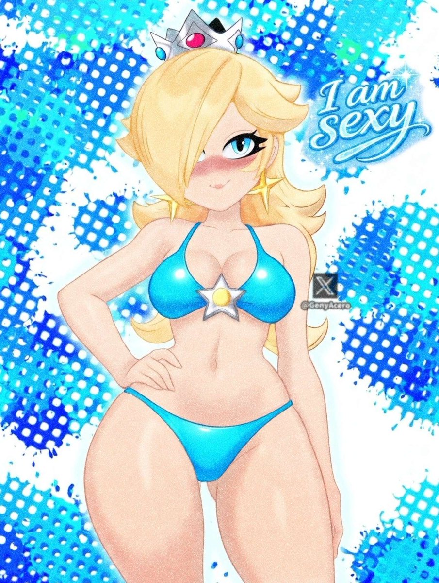 GenyAcero's tweet image. Sexy blue bikini💙✨
enchanted ~~
Doing justice for Rosalina 💛✨🌠 

#Rosalina  ✨ #fanart
 #SuperMarioGalaxyPelícula #SuperMarioGalaxy

Post:
They left her out of the whole movie  waaa  TwT ✨✨✨