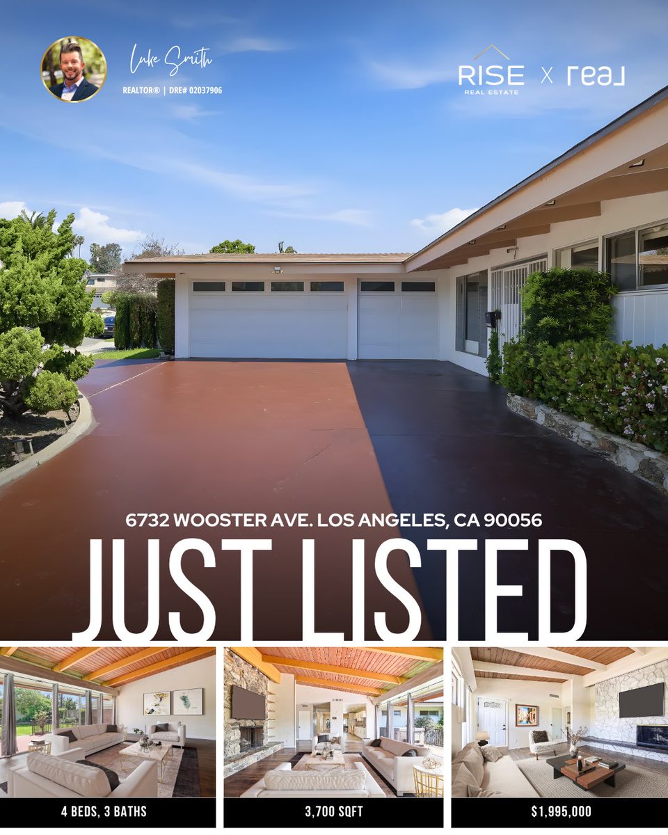 Realtorlsmith's tweet image. ✨ Space, privacy, and versatility.

Architect-designed 7BD/3BA estate (~3,700 sq ft) on an 11,000+ sq ft lot with modern upgrades and a private backyard—ideal for multi-gen living or care facility use.

Rare scale and flexibility. 🏡

#LuxEstate #MultiGenLiving #SoCalRealEstate