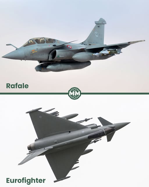 MilitaryMechs's tweet image. Rafale blends air-to-air and ground attack with a proven record and AESA radar. Eurofighter offers higher speed, strong climb, and air-superiority design with strike upgrades. Which gains the edge with modern sensors and tactics?

#Rafale #Eurofighter #fighteraircraft #airpower